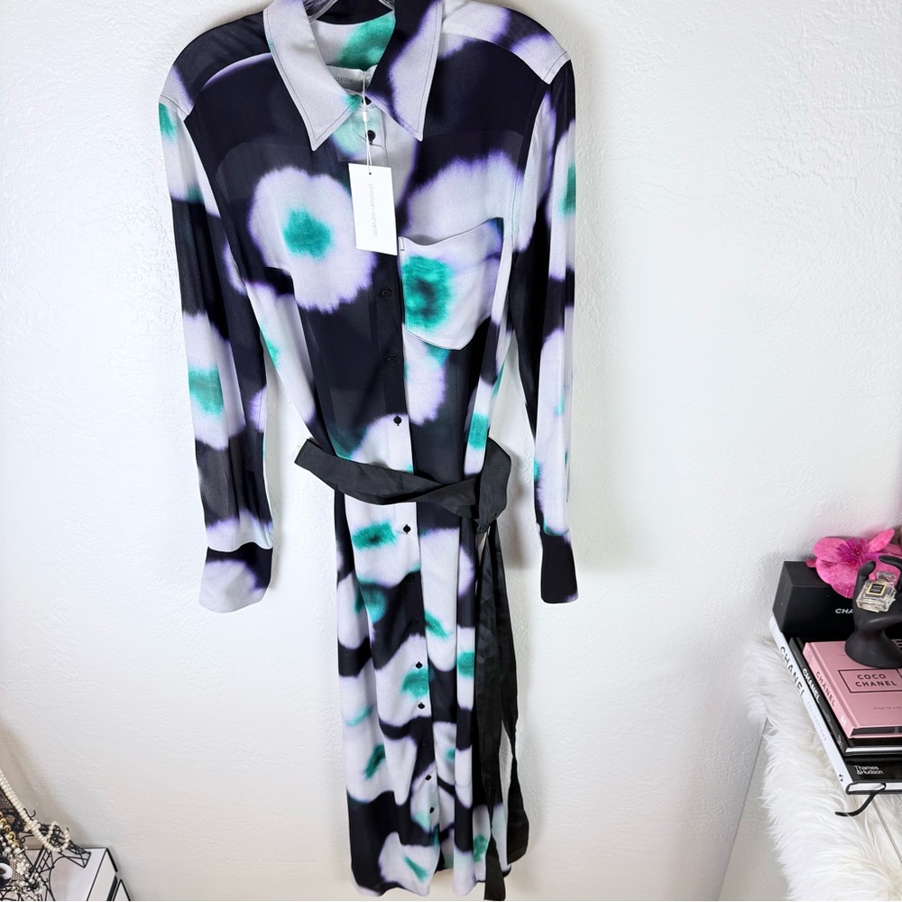 NWT Christian Wijnants DANE Dress/ Duster/White,Green,Purple,Poppy/40(8,10)